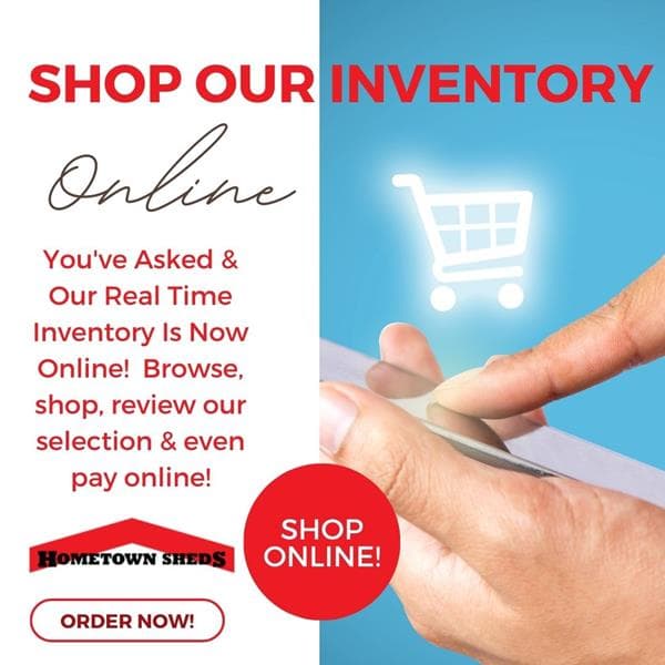Our Burlington Inventory Is Now Online! Hometown Sheds, Burlington